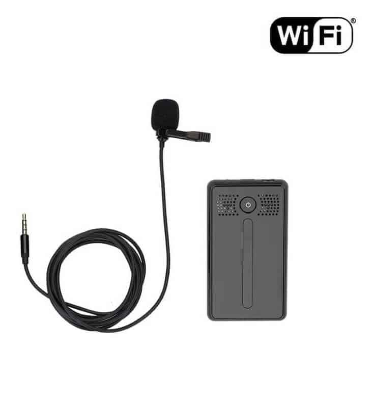 wi fi pasiklausymo įranga su išoriniu mikrofonu
