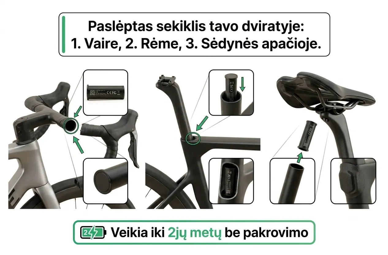 Dviračio gps sekimo įranga Dviračio gps sekimo įranga