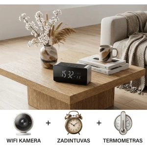 Žadintuvas slapta kamera