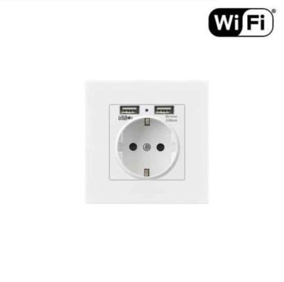 Kelioninis USB pakrovėjas su įmontuota slapta kamera