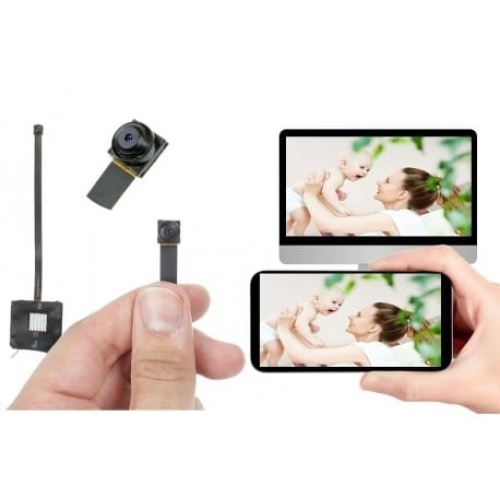 Full HD mini kamera lengvai maskuojama su aušinimu WiFi