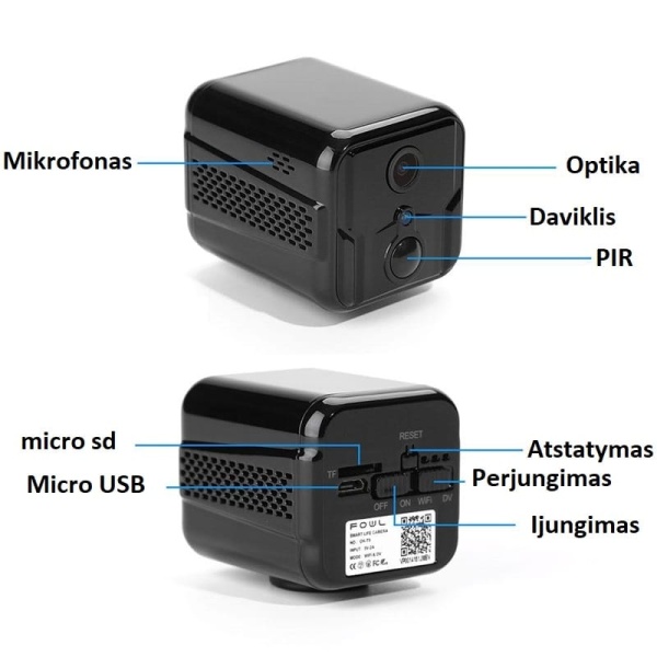 GSM 4g vaizdo stebėjimo kamera