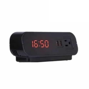 laikrodis slapta kamera 2x usb lizdai telefono krovimui