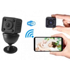 Full HD Wifi slapta kamera su akumuliatoriumi + aušinimo radiatoriumi