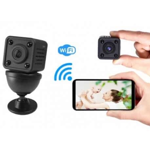 Full HD Wifi slapta kamera su akumuliatoriumi + aušinimo radiatoriumi