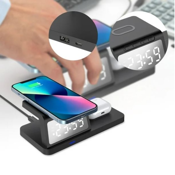 slapta kamera 15w telefono pakrovėjas