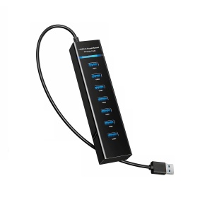 slapta kamera USB šakotuvas 7 lizdu