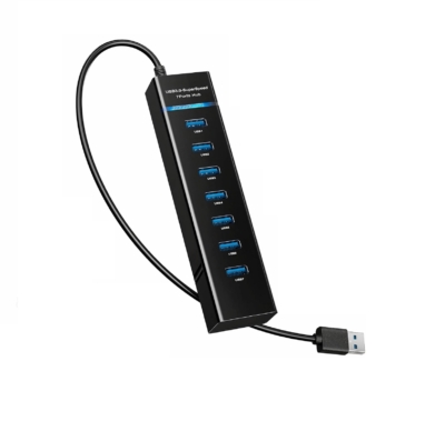 slapta kamera USB šakotuvas 7 lizdu