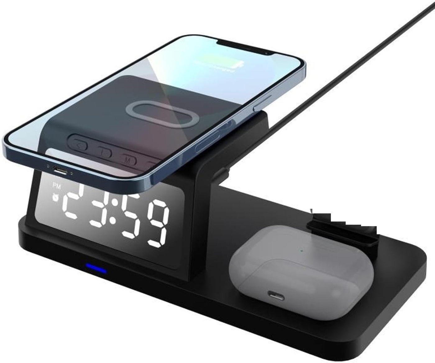 slapta kamera bevielis telefono pakrovejas airpod pakrovejas