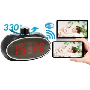 Секретная камера в будильнике Wifi HD качество