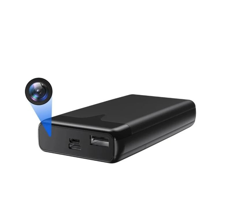 slapta kamera powerbank 4k raiška