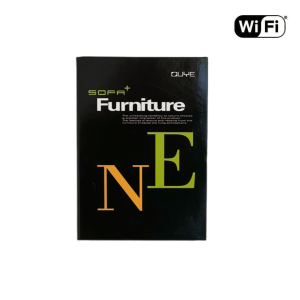 slapta kamera su wifi imontuota i knyga