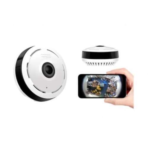 Vaizdo stebėjimo kamera 360° stebėjimas gyvai internetu