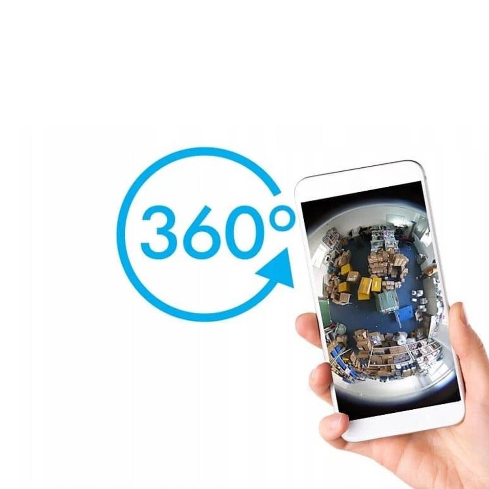 Sekimo kamera 360 laipsniu objektyvas