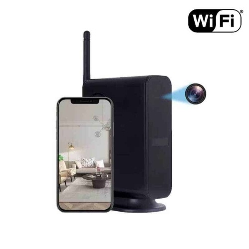 wi fi routeris su slapta stebėjimo kamera