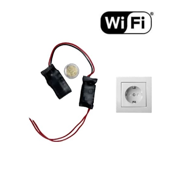 Секретное подслушивающее устройство с wi fi в розетке